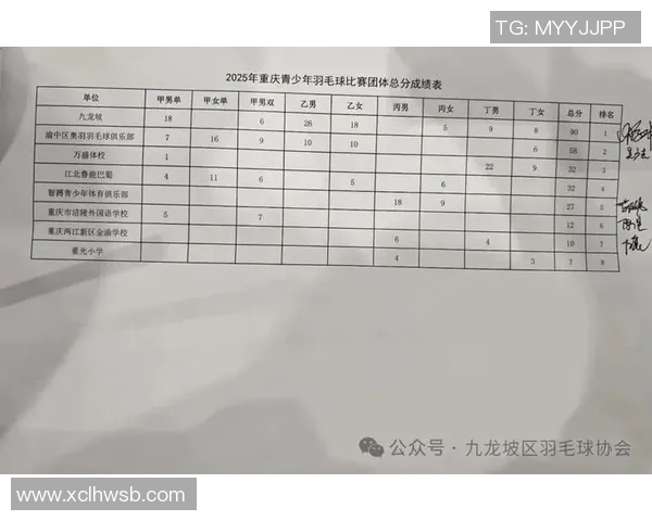 重庆羽毛球队荣登羽毛球节奏排行榜第四名展现实力与风采 重庆羽毛球队荣登羽毛球节奏排行榜第四名展现实力与风采